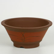 Vaso Cermica Bonsai - Redondo - D.22,5 x A.10,5cm